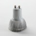 Aluminium Shell GU10 3W LED Spot Light Bulbs Lamp Cool White LED Light AC85-265V 270lm 6000k 