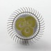 Aluminium Shell GU10 3W LED Spot Light Bulbs Lamp Cool White LED Light AC85-265V 270lm 6000k 