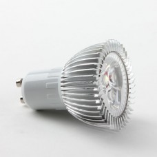 Aluminium Shell GU10 3W LED Spot Light Bulbs Lamp Warm White LED Light AC85-265V 270lm 3000k 