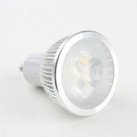 Round GU10 3W Diammable LED Spot Light Bulbs Lamp Warm White LED Light AC85-265V 270lm 3000k 