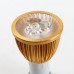 GU10 6W LED Spot Light Bulbs Lamp Cool White LED Light AC85-265V 400lm 6000k Golden Shell