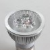 Aluminium Shell E27 3W LED Spot Light Bulbs Lamp Cool White LED Light AC85-265V 270lm 6000k 