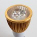  E14 6W LED Spot Light Bulbs Lamp Cool White LED Light AC85-265V 460lm 6000k Golden Shell