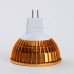 Mr16 3W LED Light Bulbs Lamp Warm White LED Light 12V 270lm 3000k Golden Shell