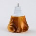 Mr16 3W LED Spot Light Bulbs Lamp Warm White LED Light AC/DC 12V 270lm 3000k Golden Shell