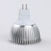 Mr16 3W LED Spot Light Bulbs Lamp Warm White LED Light AC/DC 12V 270lm 3000k Silver Shell