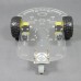 Smart Car Chassis Car Body Tracking Tracing Robot Car Transparent