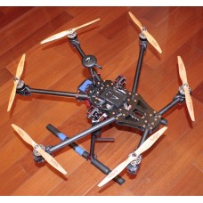 FT-680 Carbon Fiber YS-4 Hexacopter Alien Spider-Type FPV Multicopter Frame Kit w/Hengli 4822/390V Motor