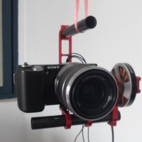 FPV Aluminium Brushless Motor Camera Mount Gimbal PTZ  for 5N DSLR Camera Aerial Photography 