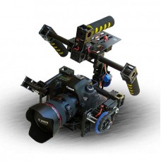 Multicopter 2-Axis Camera Gimbal Stabilized Mount Tile/Roll Photography Camera PTZ with Servos