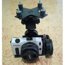 FPV 3-Axis Brushless Camera Mount Gimbal PTZ Complete Kit for 5N5R DSLR Camera Aerial Photography