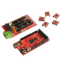  3D Printer Iduinomega2560 Control Board ramp1.4 Control Board +5pcs A4988 Driver