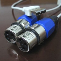USB to DMX Interface Adapter DMX512 Controller Computer Software Satge Lighting Controller