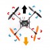 Walkera Hoten-X Wifi Version Mini 6 CH 10" Brushed RC Helicopter ARF Mini Quadcopter iPhone WiFi Controlled