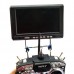 FPV 7" 8" Monitor Folding Holder Mount Carbon Fiber Monitor Display for futaba JR WFLY Transmitter