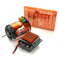 Cheetah 1/10 CS60 60A Sensored ESC + Cheetah 4000KV/8.5T/2P Brushless Motor Program Card Combo