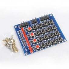 1pcs 4x5 Matrix Keyboard Buttons with Water Lights for arduino PIC AVR