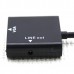 Micro HDMI D Type Input to VGA Output Port Projector Adapter Cable Chipset AC109