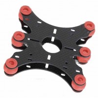 Upgrade Carbon Fiber Shock Absortion Plate Rubber Balls for DJI Phantom Gimbal Aerial Photography