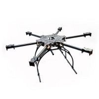 X-CAM X700 Mini High Strength Multi-Copter Carbon Fiber Hexacopter Multicopter w/ Plastic Landing Skid