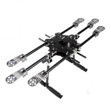 X-CAM X700 Mini Folding Multi-Copter Carbon Fiber Hexacopter Multicopter w/ CF Landing Skid