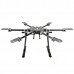 X-CAM X700 Mini Folding Multi-Copter Carbon Fiber Hexacopter Multicopter w/ CF Landing Skid