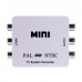 MINI TV System Converter PAL TO NTSC HDV-M616 for NTSC TV Sets Projectors PDP Projection