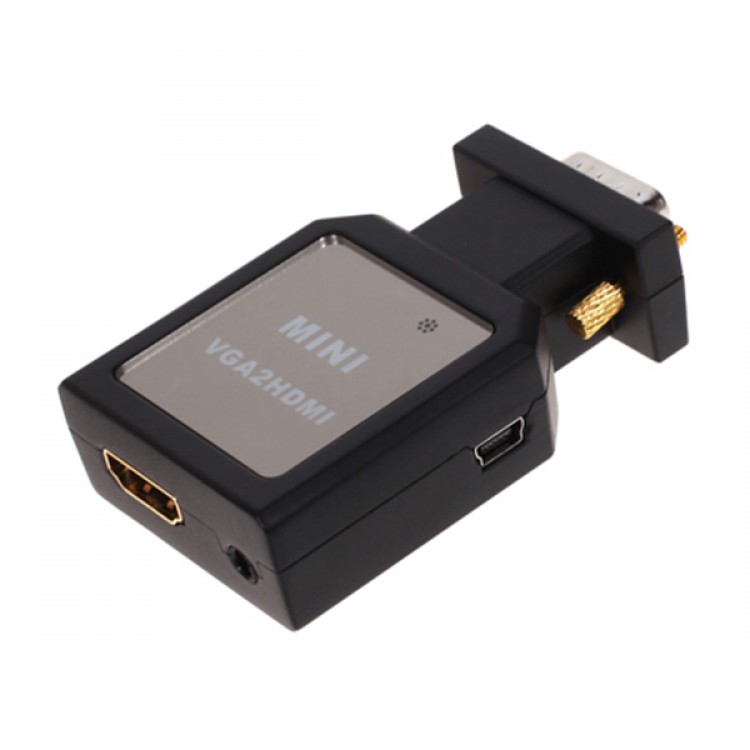 Mini VGA To HDMI Converster VGA to HDMI Convert Box Video Adater