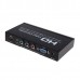 VGA + YPBPR to HDMI HDTV 1080p Converter Adapter HDV-336A with Media Player Function Via USB