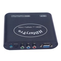 HDV668 HDMI to VGA / YPbPr Video Audio Converter Support 1080P