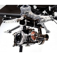 X-CAM X140B CF+Alloy 2 Axis Brushless Gimbal Two-Aixs FPV Camera Mount For Mini DSLR Camera