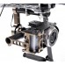 X-CAM X140B CF+Alloy 2 Axis Brushless Gimbal Two-Aixs FPV Camera Mount For Mini DSLR Camera
