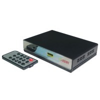 All to HDMI Converter Box Converts CVBS/YPbPr/VGA/HDMI/USB Media to 720p/1080p HDMI Output