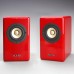 Aune X3 Multicolour Desktop 3 Full-range Speaker Hifi Mini Speaker Computer Speaker - Red