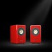 Aune X3 Multicolour Desktop 3 Full-range Speaker Hifi Mini Speaker Computer Speaker - Red