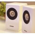 Aune X3 Multicolour Desktop 3 Full-range Speaker Hifi Mini Speaker Computer Speaker - White