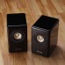 Aune X3 Multicolour Desktop 3 Full-range Speaker Hifi Mini Speaker Computer Speaker - Black