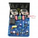 LJM QUAD405 CLONE MJ15024 Stereo 100W+100W Dual Channel Amplifier Board + Heatsink (Kit only)