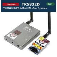 FPV-FEVER TR5832D 5.8G/600mW 32Channel Wireless Graphic Transmission PnP Systems(1 Transmitter + 1 Receiver)