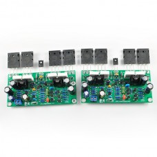 Assembled L20 SE 350W+350W Simplified Dual Channel 2CH Amplifier Boards Adopts Toshiba A1943 C5200 chip