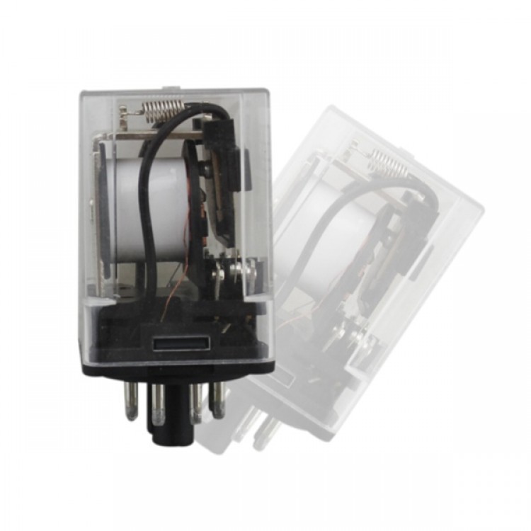 JQX-10F 2Z AC 220V Coil 10A 30V DC General Purpose Relay DPDT 8 Pin ...