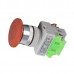 10A Electrical Red LED Mushroom Push Button Switch