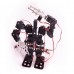 15DOF Biped Robotic Educational Robot Mount Kit +2pcs Alloy Clamp Claw + 15pcs Metal Servo Horn