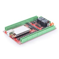 5 Axis 400KHZ Five Axis Stepper Motor Driver Breakout Board USB MACH3 USBCNC Interface Board for CNC Engraving Machine