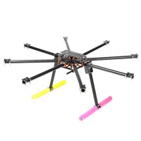 SkyKnight X8-1100 22mm Pure Carbon Fiber FPV Hexacopter DSLR Folding Multicopter Kit for 5DII Photography