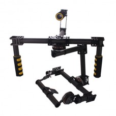 FPV 3 axis DSLR Handle Gimbal Carbon Fiber Stabilized Camera Mount w/ Motor for 5DII FPV Photography