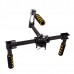 FPV 3 axis DSLR Handle Gimbal Carbon Fiber Stabilized Camera Mount w/ Motor for 5DII FPV Photography