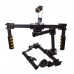 FPV 3 axis DSLR Handle Gimbal Carbon Fiber Stabilized Camera Mount for 5DII FPV Photography