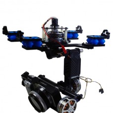 FPV 3 Axis Brushless Camera Gimbal Camera Mount PTZ for Mini SLR Sony 5N Aerial Photography 