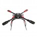 SAGA X400 Carbon+Glass Fiber Aircraft Fully Folding FPV Quadcopter w/ Landing Skid Gear